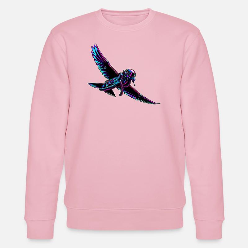 Adler Pilote de chasse - Sweat bio CHANGER Stanley/Stella Unisexe - rose pâle