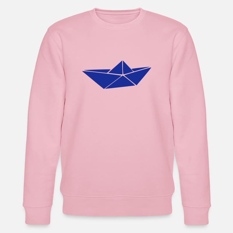 Paper Ship - Stanley/Stella Unisex Bio-Sweatshirt CHANGER  - Hellrosa