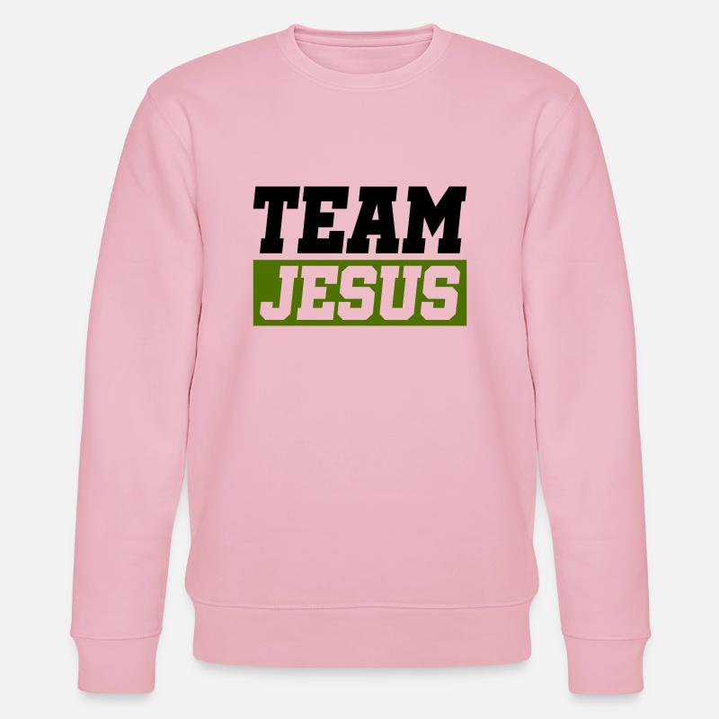 L’équipe de Jésus - Sweat bio CHANGER Stanley/Stella Unisexe - rose pâle