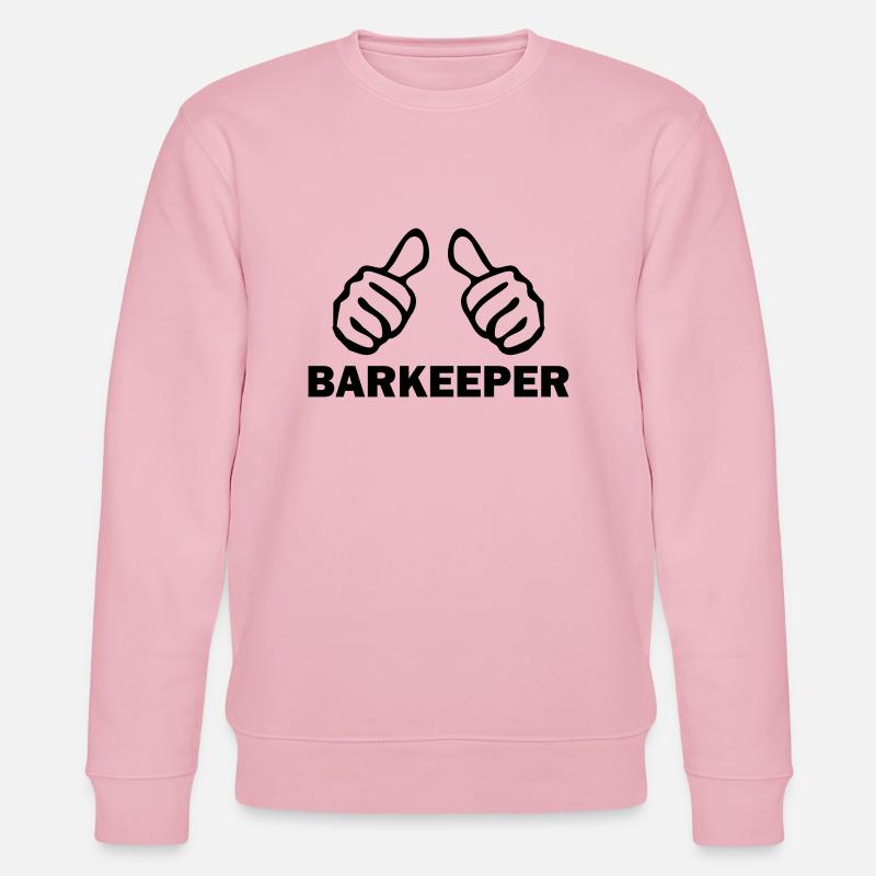 barkeeper - Stanley/Stella Unisex Bio-Sweatshirt CHANGER  - Hellrosa