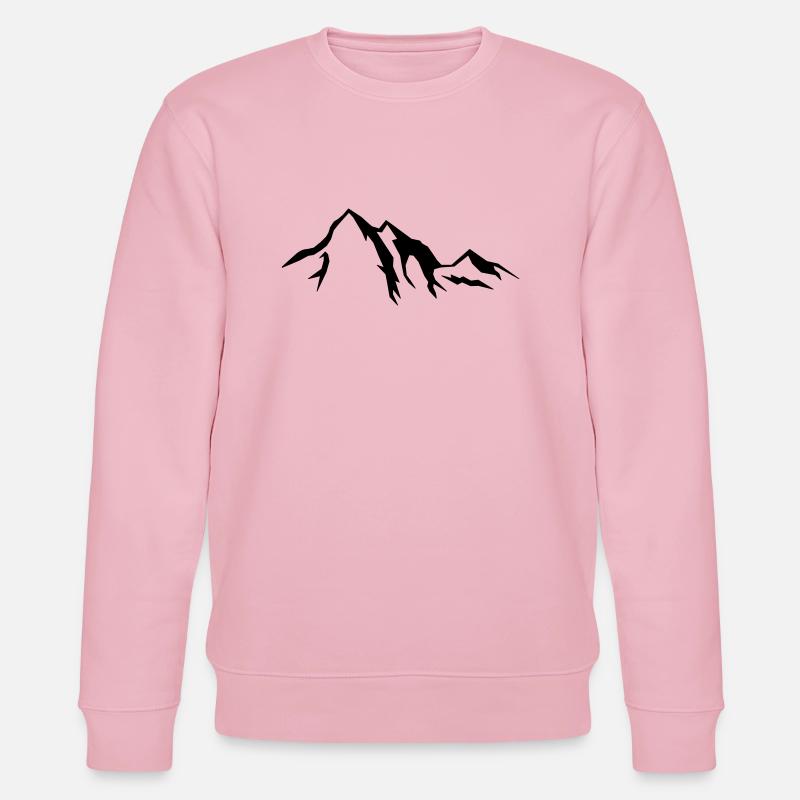 mountains_01 - Stanley/Stella Unisex Bio-Sweatshirt CHANGER - Hellrosa