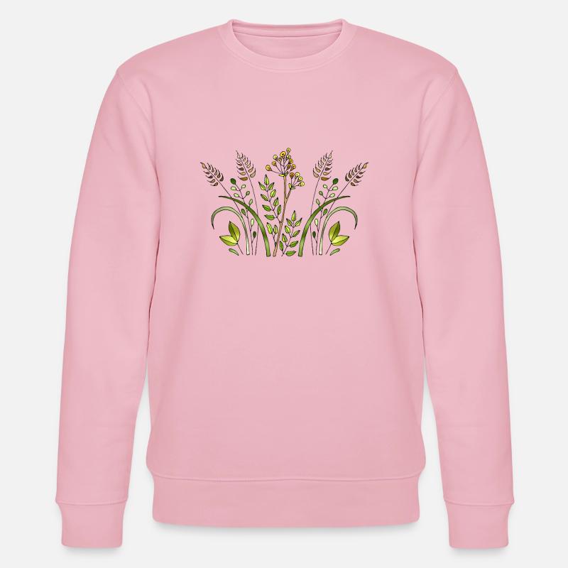Fleur - Sweat bio CHANGER Stanley/Stella Unisexe - rose pâle