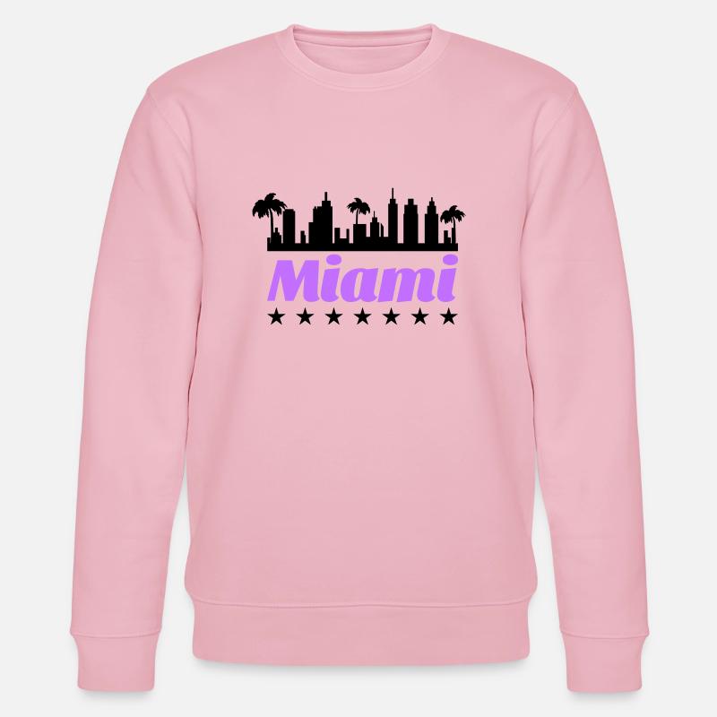 miami - Stanley/Stella Unisex Bio-Sweatshirt CHANGER  - Hellrosa