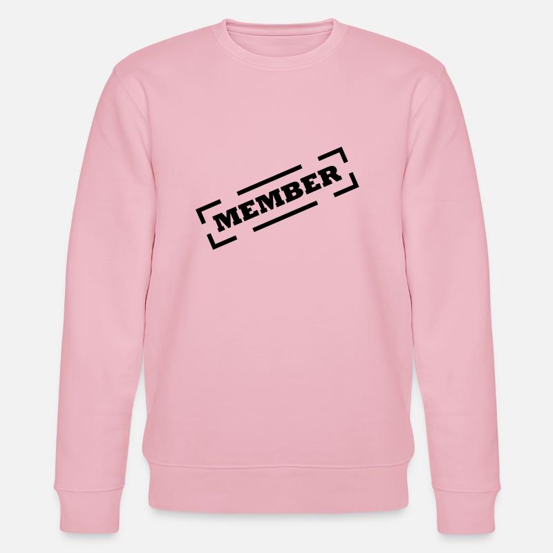 member - Sweat bio CHANGER Stanley/Stella Unisexe - rose pâle