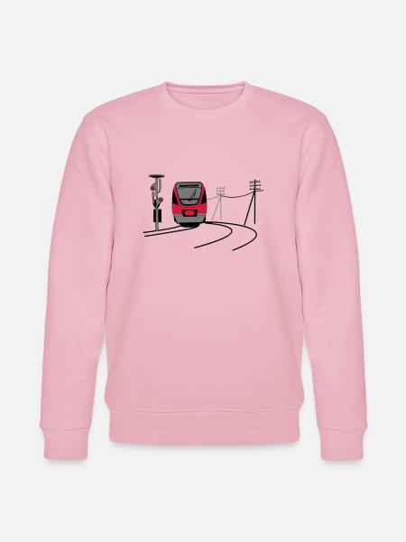 bahn - Stanley/Stella Unisex Bio-Sweatshirt CHANGER  - Hellrosa