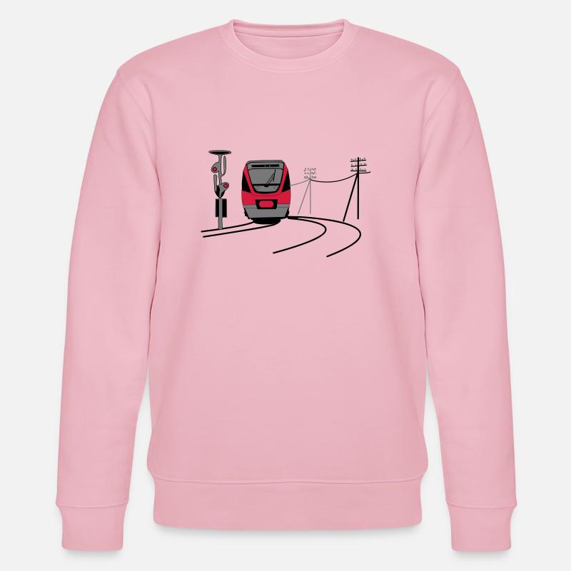 bahn - Stanley/Stella Unisex Bio-Sweatshirt CHANGER  - Hellrosa