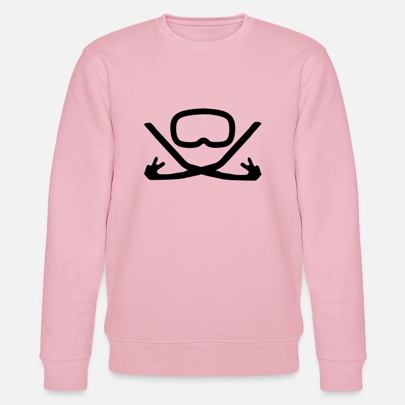Tauchen - Stanley/Stella Unisex Bio-Sweatshirt CHANGER  - Hellrosa