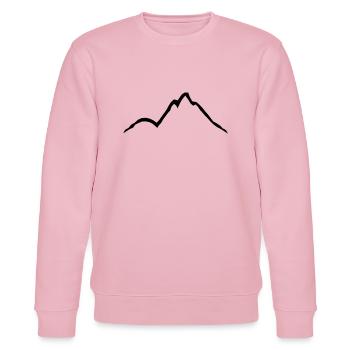 Conception de lignes de belles montagnes - Sweat bio CHANGER Stanley/Stella Unisexe - rose pâle - Devant - Jaron (178cm) & Liana (172cm)