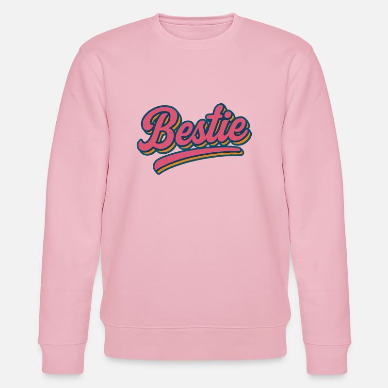 Bestie - Stanley/Stella Unisex Bio-Sweatshirt CHANGER  - Hellrosa
