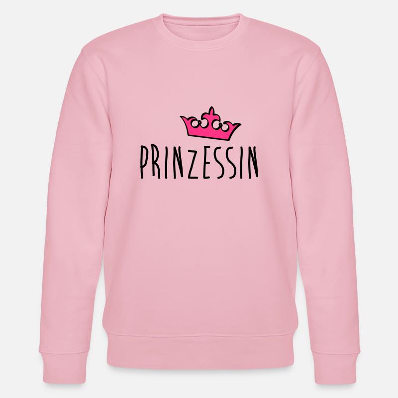 prinzessin - Stanley/Stella Unisex Bio-Sweatshirt CHANGER  - Hellrosa