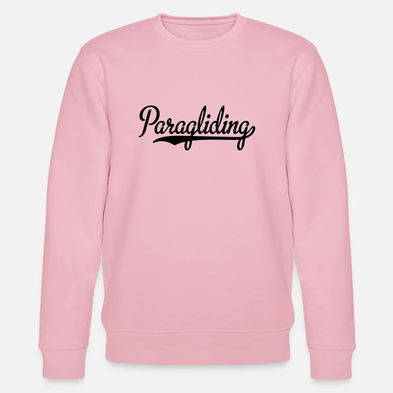 Paragliding - Stanley/Stella Unisex Bio-Sweatshirt CHANGER  - Hellrosa