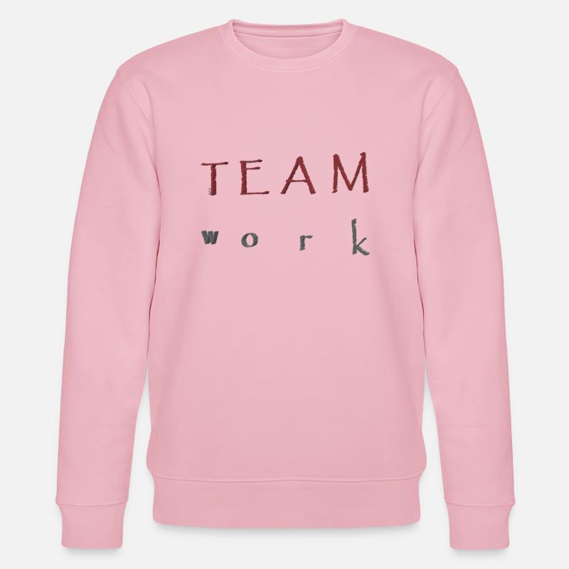 TEAM work - Stanley/Stella Unisex Bio-Sweatshirt CHANGER  - Hellrosa