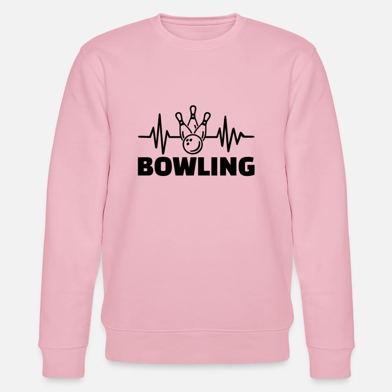 Bowling - Stanley/Stella Unisex Bio-Sweatshirt CHANGER  - Hellrosa