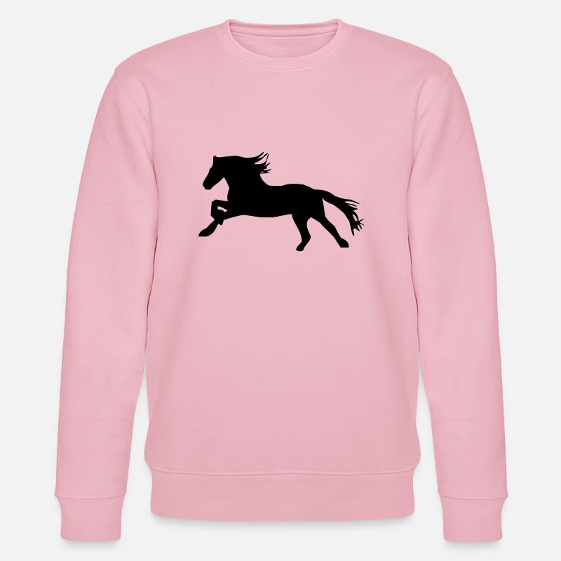 cheval - Sweat bio CHANGER Stanley/Stella Unisexe - rose pâle