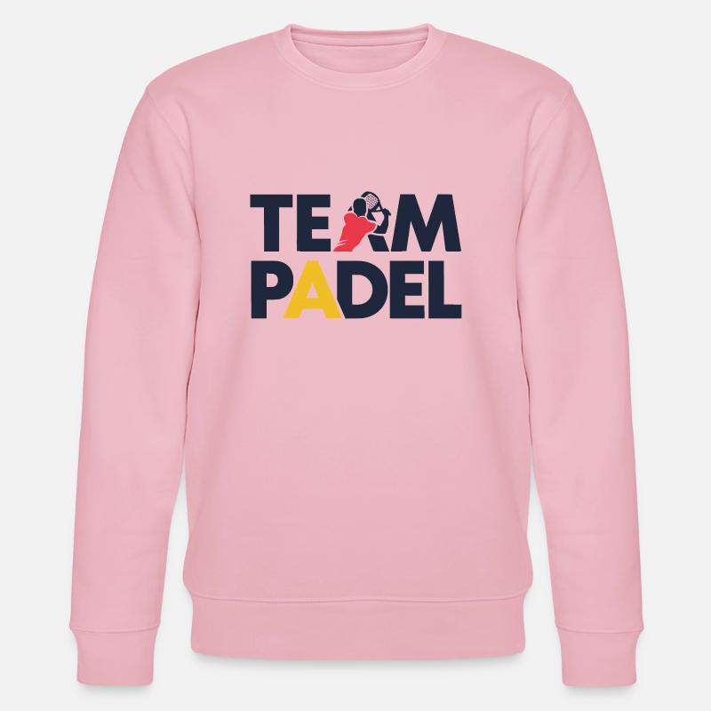Team Padel 3 - Stanley/Stella Unisex Bio-Sweatshirt CHANGER  - Hellrosa