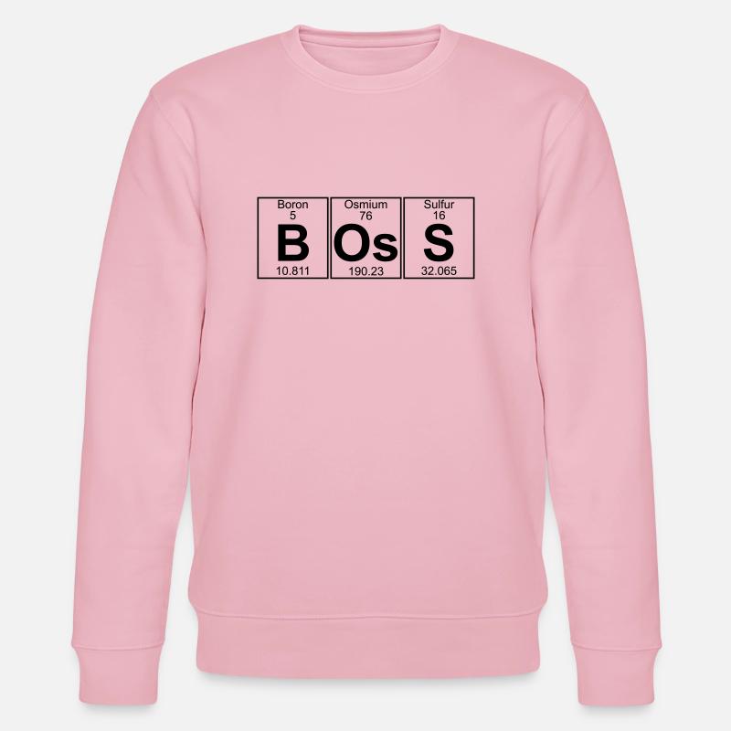 B-Os-S (boss) - Full - Stanley/Stella Unisex Bio-Sweatshirt CHANGER  - Hellrosa
