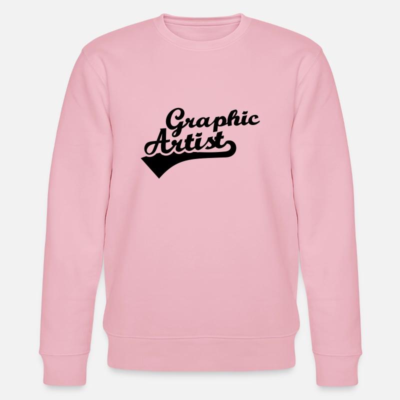 Grafiker - Stanley/Stella Unisex Bio-Sweatshirt CHANGER  - Hellrosa