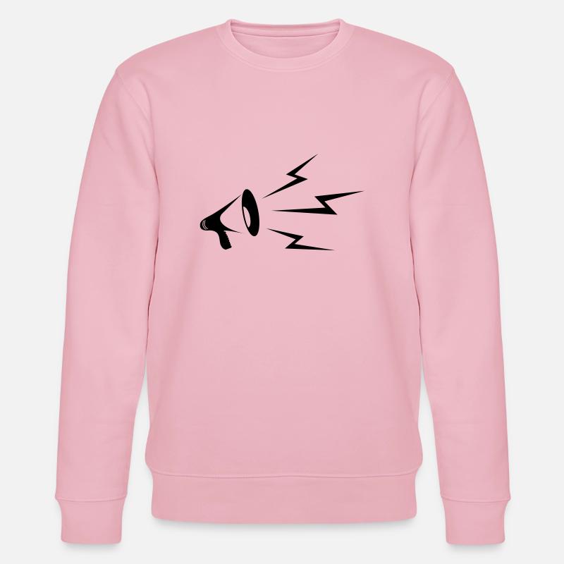 Mégaphone - Sweat bio CHANGER Stanley/Stella Unisexe - rose pâle