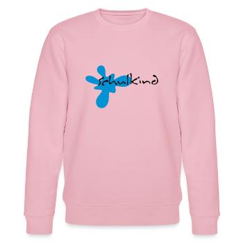 schulkind - Stanley/Stella Unisex Bio-Sweatshirt CHANGER  - Hellrosa - Vorne - Jaron (178cm) & Liana (172cm)