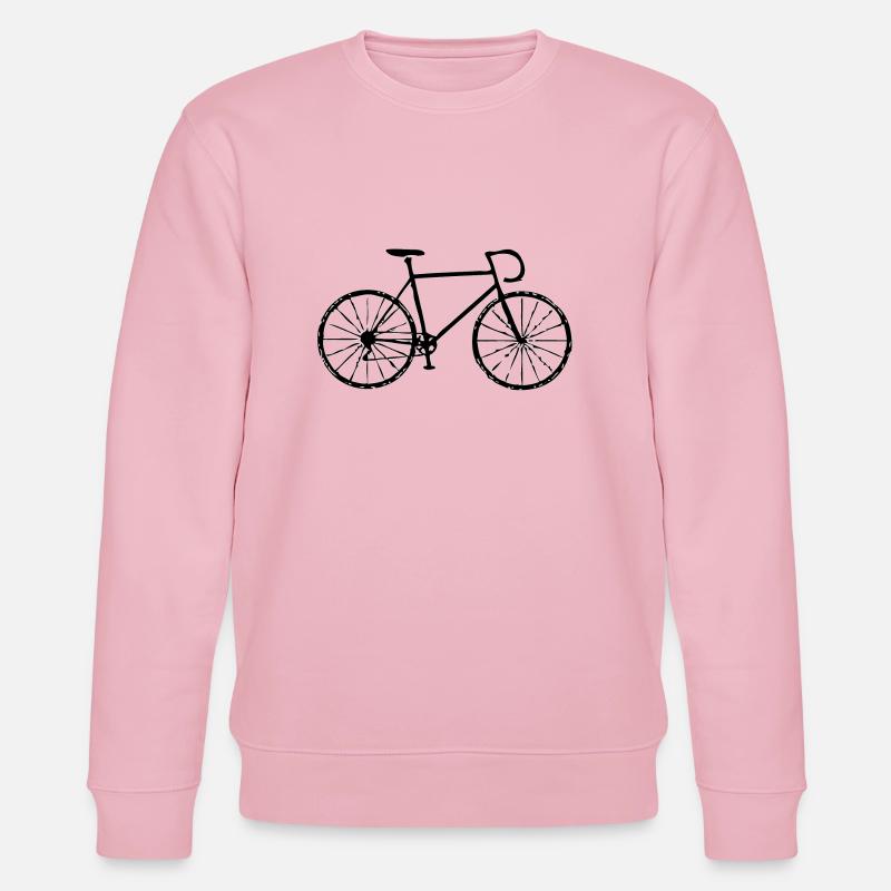Maillot jaune * Vélo de course * Vélo de course - Sweat bio CHANGER Stanley/Stella Unisexe - rose pâle