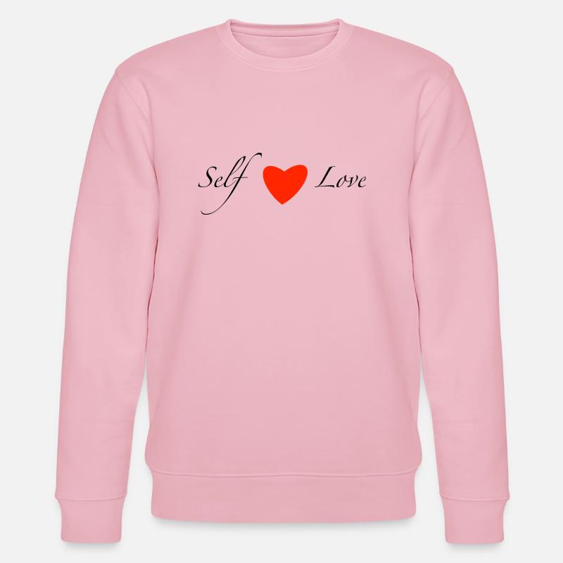 self love - Stanley/Stella Unisex Bio-Sweatshirt CHANGER  - Hellrosa