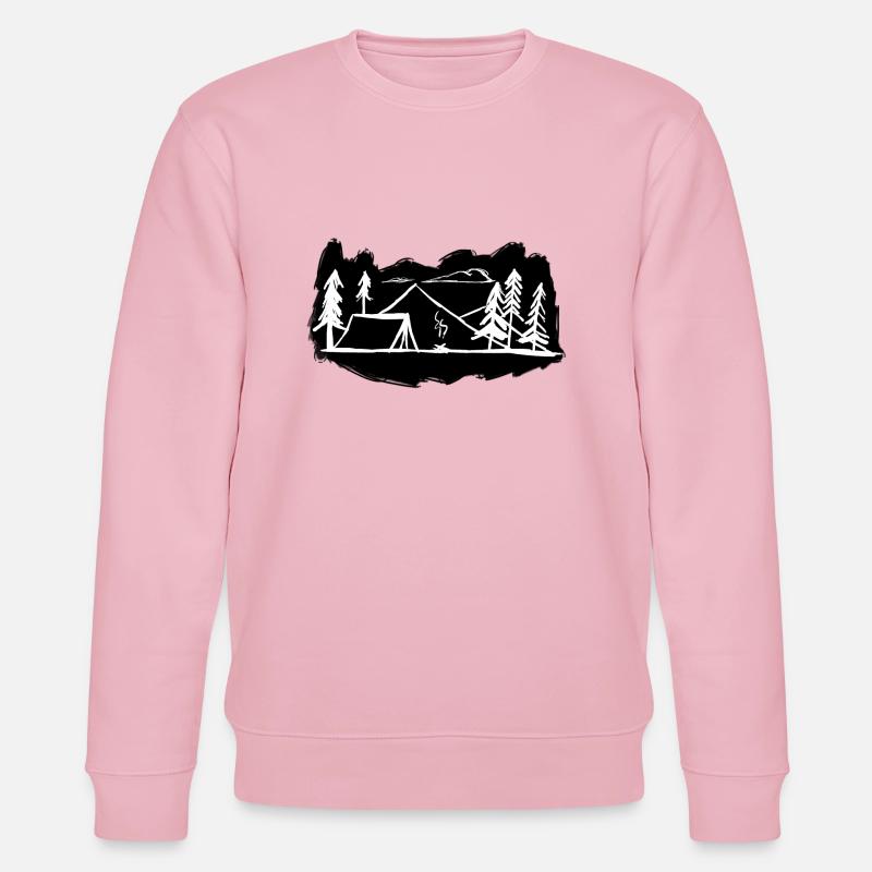 Camping - Stanley/Stella Unisex Bio-Sweatshirt CHANGER  - Hellrosa