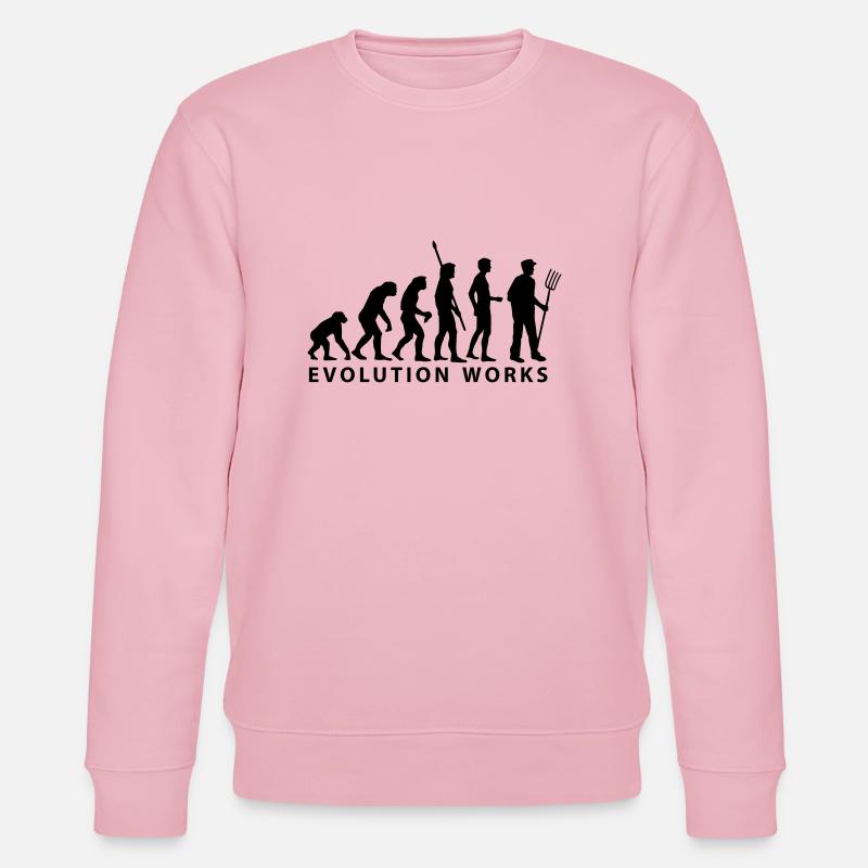 evolution_bauer - Stanley/Stella CHANGER Unisex Organic Sweatshirt - cotton pink
