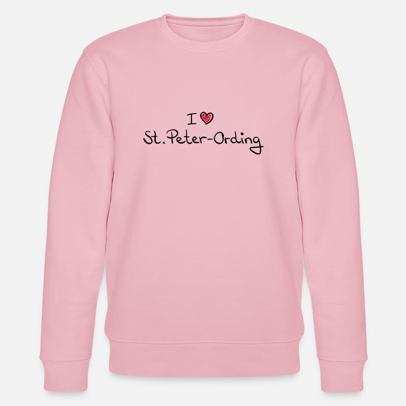 i_love_st_peter_ording__f2 - Stanley/Stella Unisex Bio-Sweatshirt CHANGER  - Hellrosa