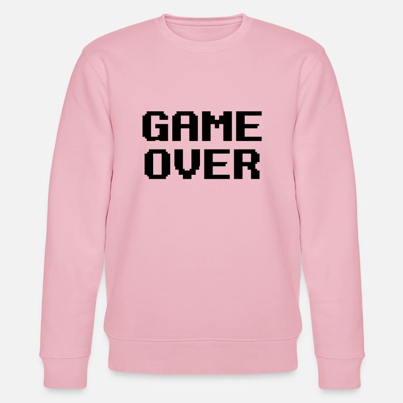 Game Over - Sweat bio CHANGER Stanley/Stella Unisexe - rose pâle