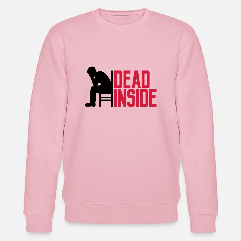 Depression Dead Inside - Stanley/Stella Unisex Bio-Sweatshirt CHANGER  - Hellrosa