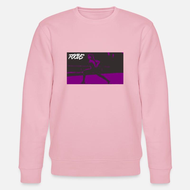 FOCUS_violet - Stanley/Stella Unisex Bio-Sweatshirt CHANGER  - Hellrosa