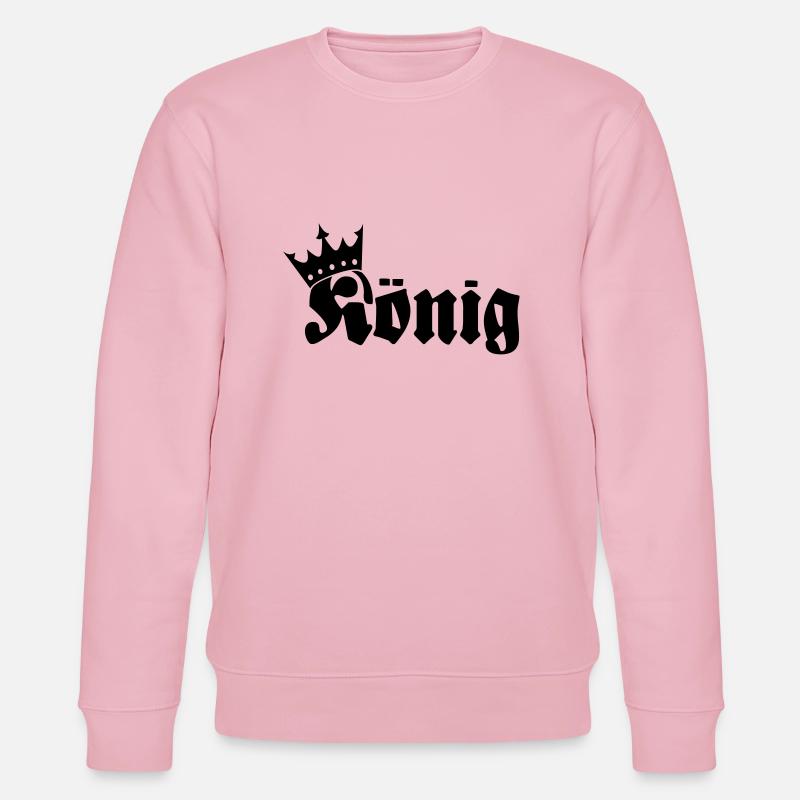 König - Sweat bio CHANGER Stanley/Stella Unisexe - rose pâle