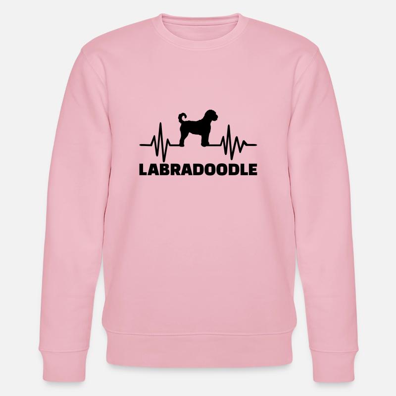 Labradoodle - Sweat bio CHANGER Stanley/Stella Unisexe - rose pâle