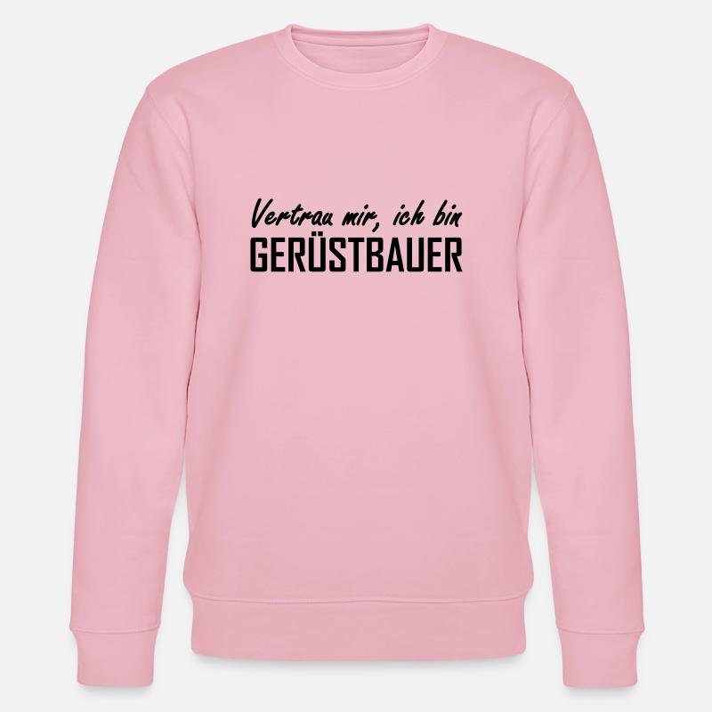 Gerüstbauer - Stanley/Stella Unisex Bio-Sweatshirt CHANGER  - Hellrosa