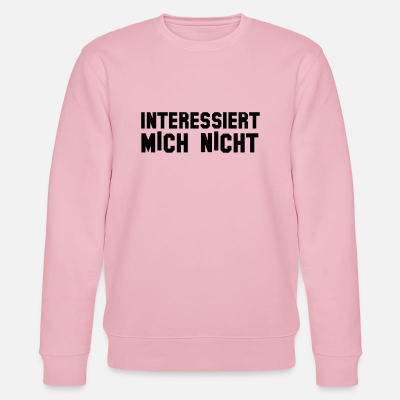 Interessiert mich nicht - Stanley/Stella Unisex Bio-Sweatshirt CHANGER  - Hellrosa