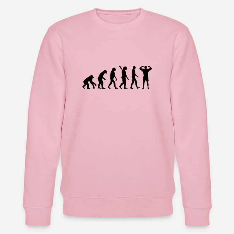 Evolution Bodybuilding - Stanley/Stella CHANGER Unisex Organic Sweatshirt - cotton pink