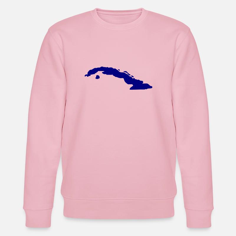 Kuba - Stanley/Stella Unisex Bio-Sweatshirt CHANGER  - Hellrosa