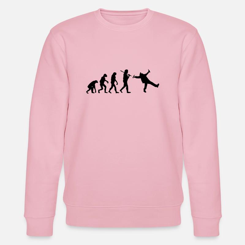 Evolution : Drunk - Stanley/Stella Unisex Bio-Sweatshirt CHANGER  - Hellrosa