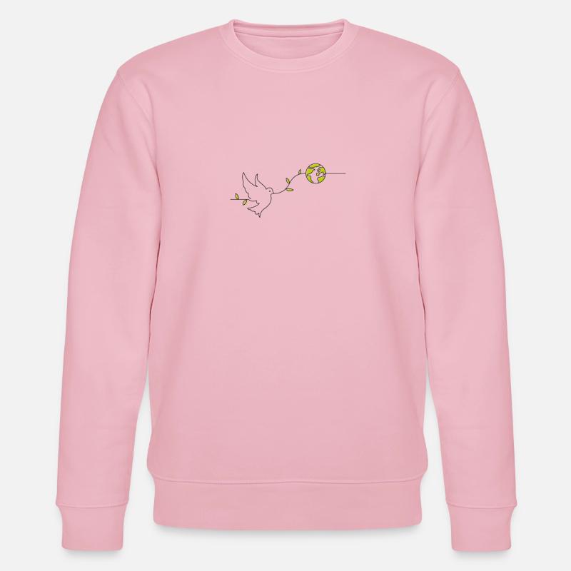 Peace - Stanley/Stella Unisex Bio-Sweatshirt CHANGER - Hellrosa
