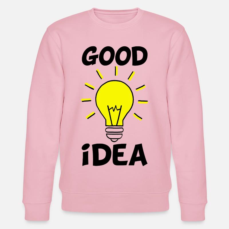 Die richtige Idee - Stanley/Stella Unisex Bio-Sweatshirt CHANGER  - Hellrosa