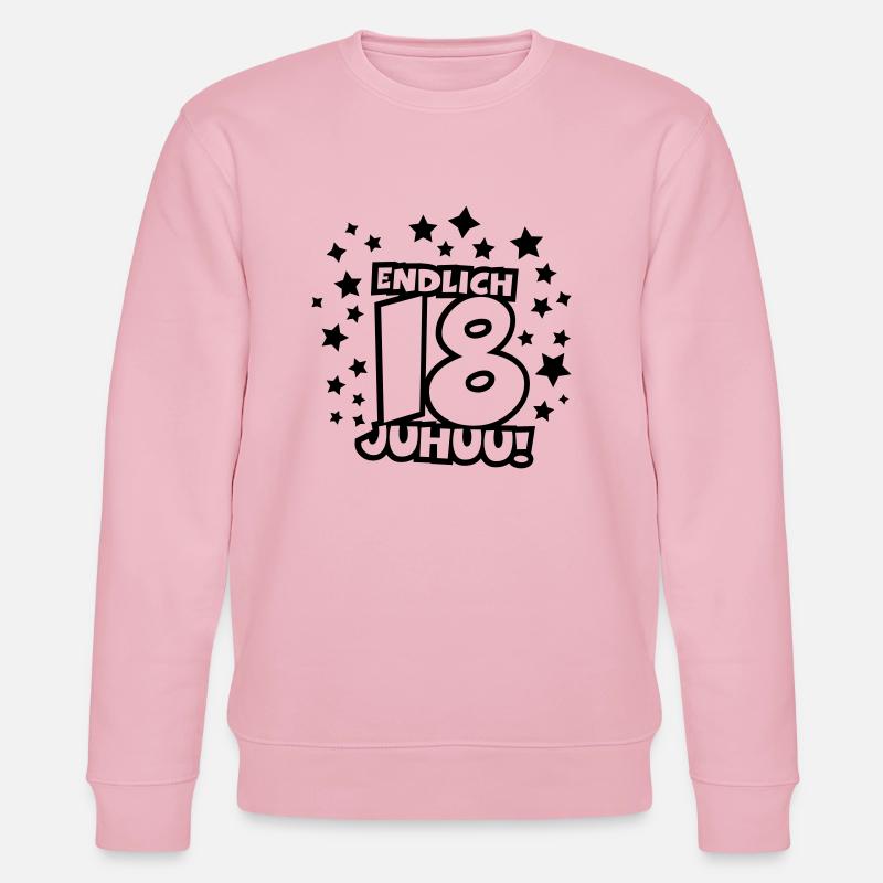 endlich_18_2_f1 - Stanley/Stella Unisex Bio-Sweatshirt CHANGER  - Hellrosa