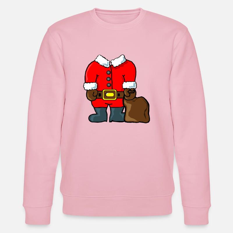 Weihnachtsmann (no head) - Stanley/Stella Unisex Bio-Sweatshirt CHANGER  - Hellrosa