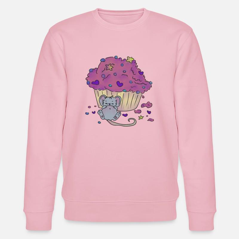 Cupcake - Stanley/Stella Unisex Bio-Sweatshirt CHANGER  - Hellrosa