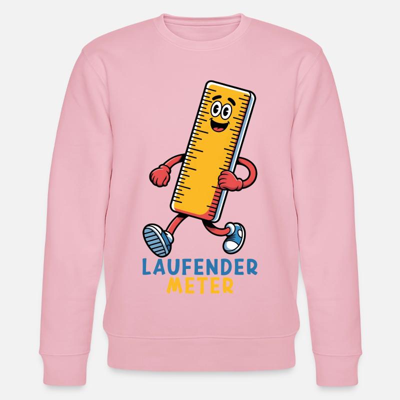 Laufender Meter - Stanley/Stella Unisex Bio-Sweatshirt CHANGER  - Hellrosa