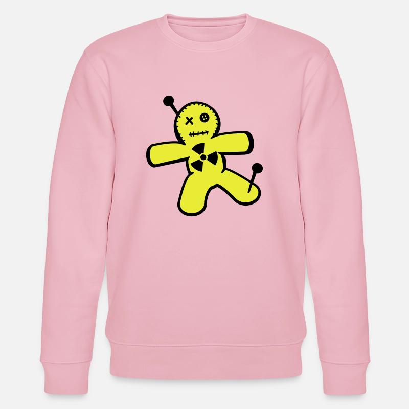 Voodoo-Puppe gegen Atomkraft - Stanley/Stella Unisex Bio-Sweatshirt CHANGER  - Hellrosa