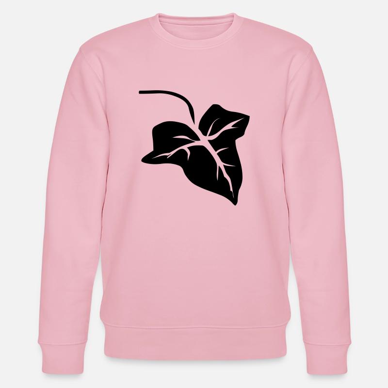 Efeu Blatt Leaf - Stanley/Stella Unisex Bio-Sweatshirt CHANGER  - Hellrosa