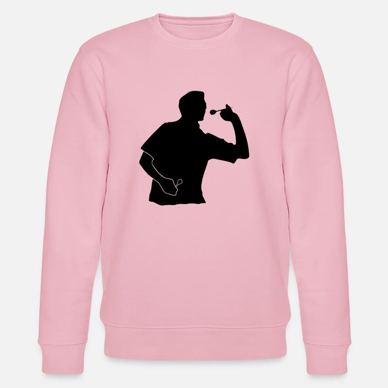 Darts de - Stanley/Stella Unisex Bio-Sweatshirt CHANGER  - Hellrosa