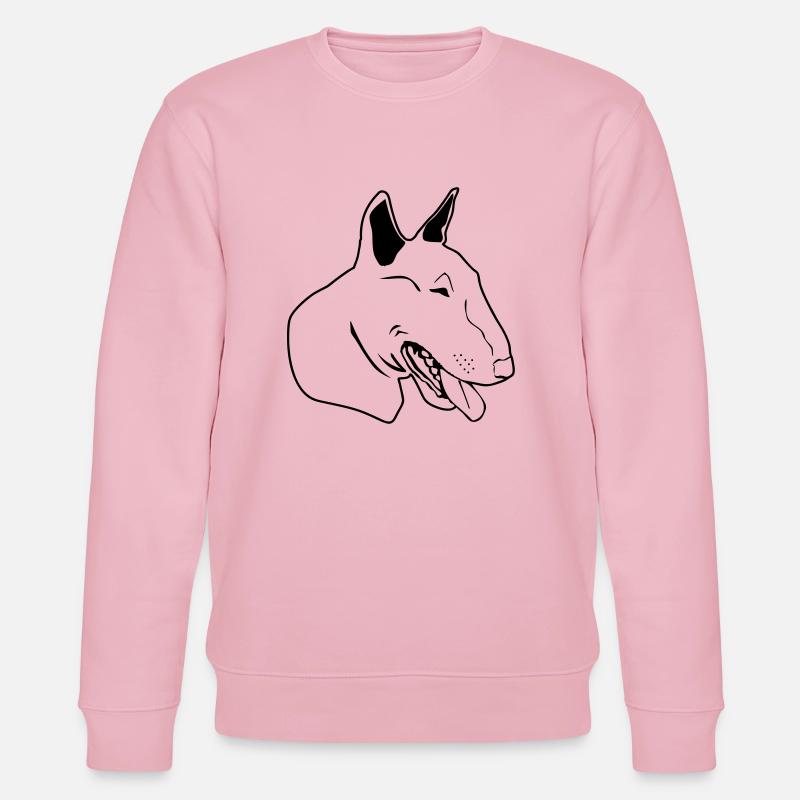 Bull terrier de - Sweat bio CHANGER Stanley/Stella Unisexe - rose pâle