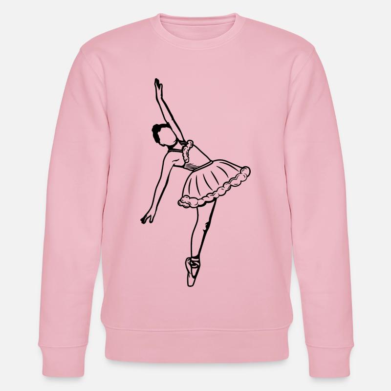 Ballettmädchen - Stanley/Stella Unisex Bio-Sweatshirt CHANGER  - Hellrosa