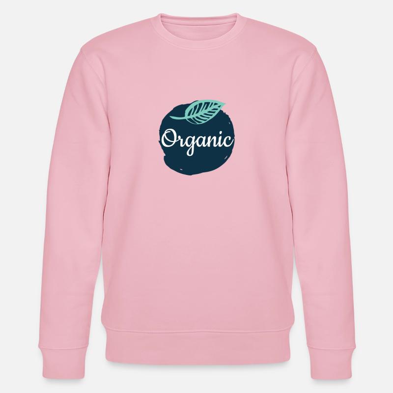 Veganer Vegetarier Tierschutz Geschenkidee - Stanley/Stella Unisex Bio-Sweatshirt CHANGER  - Hellrosa